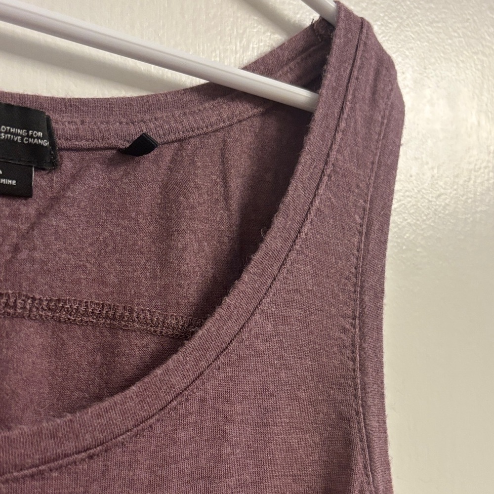 Prana Foundation Scoop Neck Tank Top - Women's XS Brown Purple - Picture 5 of 7